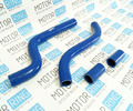 Патрубки радиатора силиконовые синие для карбюраторных ВАЗ 2108-21099_0