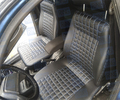 Обивка сидений (не чехлы) экокожа гладкая с одинарной строчкой Квадрат для ВАЗ 2111, 2112_9