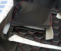 Обивка сидений (не чехлы) экокожа Соты для ВАЗ 2112, 2111_10