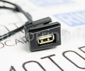 Оригинальный кабель USB на 1 слот в бардачок Лада Приора_5