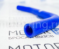 Патрубок расширительного бачка силиконовый синий для инжекторных ВАЗ 2108-21099, 2113-2115_5