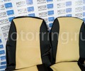 ХалявING! Обивка сидений (не чехлы) экокожа бежевая перфорация для ВАЗ 2108-21099, 2113-2115,  Нива 2131 5 дверная (длинная)_8