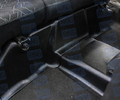 Накладки на ковролин под заднее сиденье (пятки) и тоннель пола АртФорм для Лада Ларгус с 2012 г.в._10