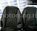 Обивка сидений (не чехлы) экокожа с тканью для ВАЗ 2110_17