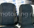 Обивка сидений (не чехлы) ткань с алькантарой для Лада Приора 2 седан_15