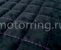 Обивка сидений (не чехлы) ткань с алькантарой (цветная строчка Ромб, Квадрат) для ВАЗ 2111, 2112_22