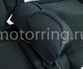 Обивка (не чехлы) сидений Recaro (черная ткань, центр Искринка) для ВАЗ 2110, Лада Приора седан_13