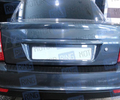 Защитная накладка Тюн-Авто на задний бампер Лада Приора 2 седан_0