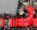 Патрубки двигателя армированный каучук красные для 16-клапанных Лада Приора_15