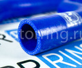 Патрубки радиатора силиконовые синие под терсмостат нового образца для ВАЗ 2110-2112 _7