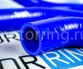 Патрубки радиатора силиконовые синие под термостат старого образца для ВАЗ 2110-2112_8
