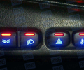 Пересвеченная кнопка рециркуляции воздуха с индикацией для ВАЗ 2113-2115, Лада Калина, Нива Тревел, Шевроле Нива_14