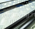 Защита порогов ТехноСфера стальная с алюминиевым листом d63,5 для Chevrolet Trailblazer_10