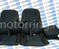 Обивка сидений (не чехлы) ткань с алькантарой (цветная строчка Соты) для ВАЗ 2108-21099, 2113-2115, 5-дверной Лада 4х4 (Нива) 2131_0