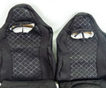 Обивка (не чехлы) сидений Recaro (черная ткань, центр Скиф) для ВАЗ 2108-21099, 2113-2115, 5-дверной Нива 2131_9