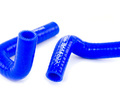Патрубки печки силиконовые синие под алюминиевый радиатор для инжекторных ВАЗ 2101-2107_0