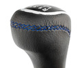 Ручка КПП Sal-Man в стиле Весты с хромированной вставкой и пыльником с синей строчкой для ВАЗ 2108-21099_12