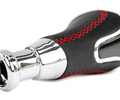 Ручка КПП Sal-Man в стиле Весты с хромированной вставкой и пыльником с красной прострочкой для ВАЗ 2108-21099_17