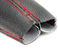 Ручка КПП Sal-Man в стиле Весты с черной вставкой и пыльником с красной прострочкой для ВАЗ 2108-21099_18