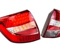 Диодные красно-белые фонари TheBestPartner с простым LED-поворотником для Лада Гранта, Гранта FL седан_8