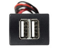 Зарядное устройство USB 2 слота для Лада Приора, Гранта, Гранта FL, Калина 2_0