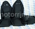 Обивка (не чехлы) сидений Recaro (черная ткань, центр Искринка) для ВАЗ 2111, 2112, Лада Приора хэтчбек, универсал_9