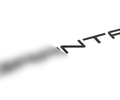 Шильдик-надпись черный лак в стиле Порше для Лада Гранта, Гранта FL_0
