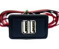 USB зарядное на 2 слота вместо заглушки панели приборов для ВАЗ 2108-21099 с высокой панелью, ВАЗ 2113-2115, Лада 4х4 (Нива) 21213, 21214, 2131_5