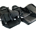 Обивка (не чехлы) сидений Recaro экокожа (центр с перфорацией) для ВАЗ 2110, Лада Приора седан_5