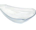 Пластиковое стекло правой фары с рифленым ребром для Лада Калина с фарами BOSCH старого образца _5