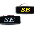 LED оранжевые повторители поворотника Sal-Man в черном корпусе с надписью SE для 2108-21099, 2110-2112, 2113-2115, Лада Калина, Приора, Гранта_0