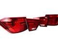 Комплект красных задних диодных фонарей TheBestPartner в стиле Ауди с бегающим поворотником для Лада Веста_15