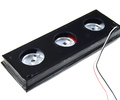 Тюнинг-панель блока управления отопителем с красной диодной подсветкой для ВАЗ 2110-2112 с европанелью_8
