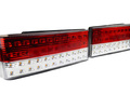 Задние диодные фонари с красно-белые полосой для ВАЗ 2108-21099, 2113, 2114_9