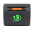 Кнопка автоматического света фар с зеленой подсветкой и оранжевой индикацией для Лада Приора, Калина 2, Гранта_0