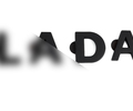 Надпись-шильдик нового образца черный матовый на подложке-трафарете для Лада_5