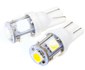 Светодиодные лампы T10 501 4smd cob 1063 W5W для габаритов и повторителей поворотников_0
