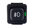 Выключатель кнопка противотуманных фар АВАР с зеленой индикацией и фиксацией для ВАЗ 2108-21099_0