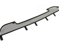 Защита радиатора Стрелка черная для Лада Гранта с бампером образца от 2014 года_9