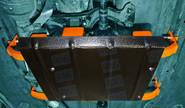 Защита подрамника раздаточной коробки ТехноСфера Броня для Лада Нива 4х4, Урбан инжектор