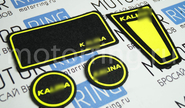 Ворсовые коврики панели приборов с флуоресцентным указанием модели для Лада Калина 2