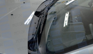 Накладка в проем стеклоочистителей (жабо) КАРТ №3mk с покрытием для Рено Дастер с 2015 г.в.