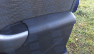 Комплект передних подлокотников ЯрПласт premium с цветной строчкой на двери для Лада Ларгус