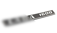 Шильдик-надпись lada 1600 на крышку багажника для ВАЗ 2106