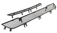 Защита радиатора Стрелка черная в бампер образца от 2011 года для Лада Гранта