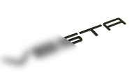 Шильдик-надпись черный лак в стиле Порше для Лада Веста, Веста ng