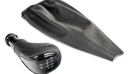 Ручка КПП sal-man в стиле Весты с пыльником с черной прострочкой и черной вставкой для ВАЗ 2108-21099