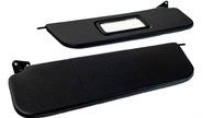 Черные солнцезащитные козырьки с зеркалом для ВАЗ 2101-2107