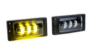 Светодиодные ПТФ sal-man 3 полосы двухцветные (бело-синий 6000К и желтый 3000К) 40w для ВАЗ 2110-2112, 2113-2115, Шевроле Нива до рестайлинга 2009 года