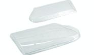 Гладкие стекла фар (пластик) для ВАЗ 2113, 2114, 2115
